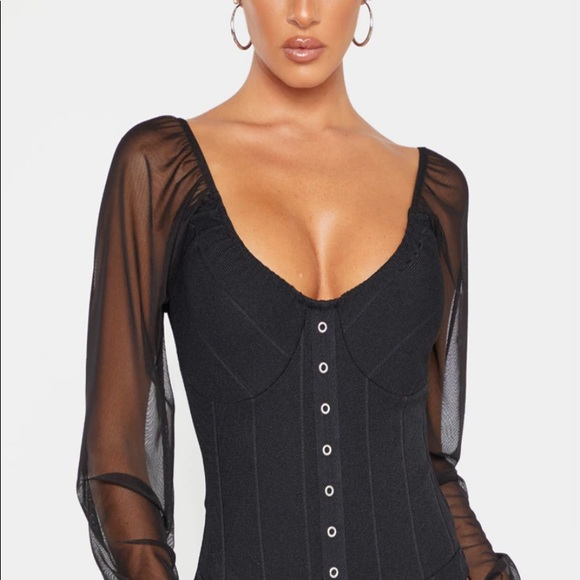 Black bodysuit size 6 - Picture 3 of 4